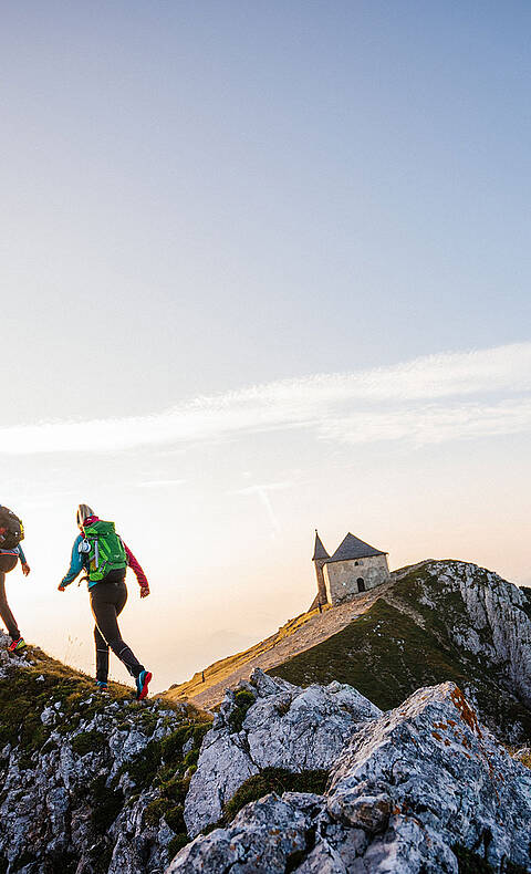 Wandern am Dobratsch Gipfel  