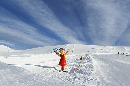 Heidi´s Schneealm ve středisku Falkert. 